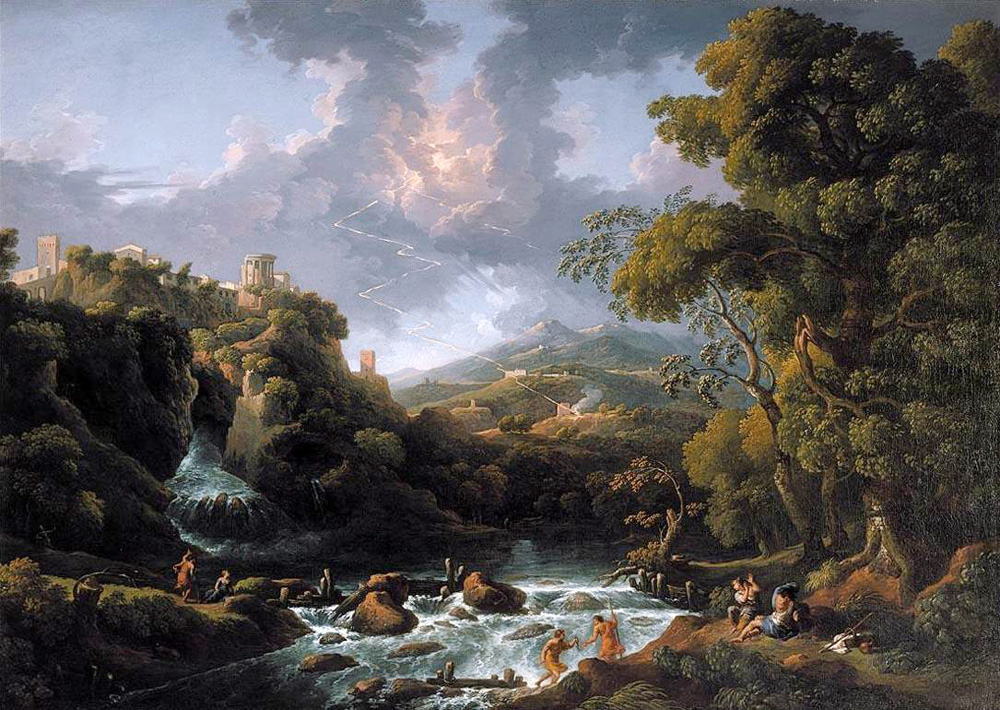 a scene in the roman campagna